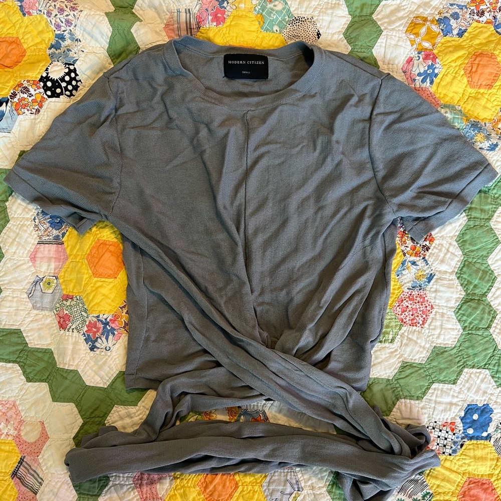 Modern Citizen Wrap Blouse